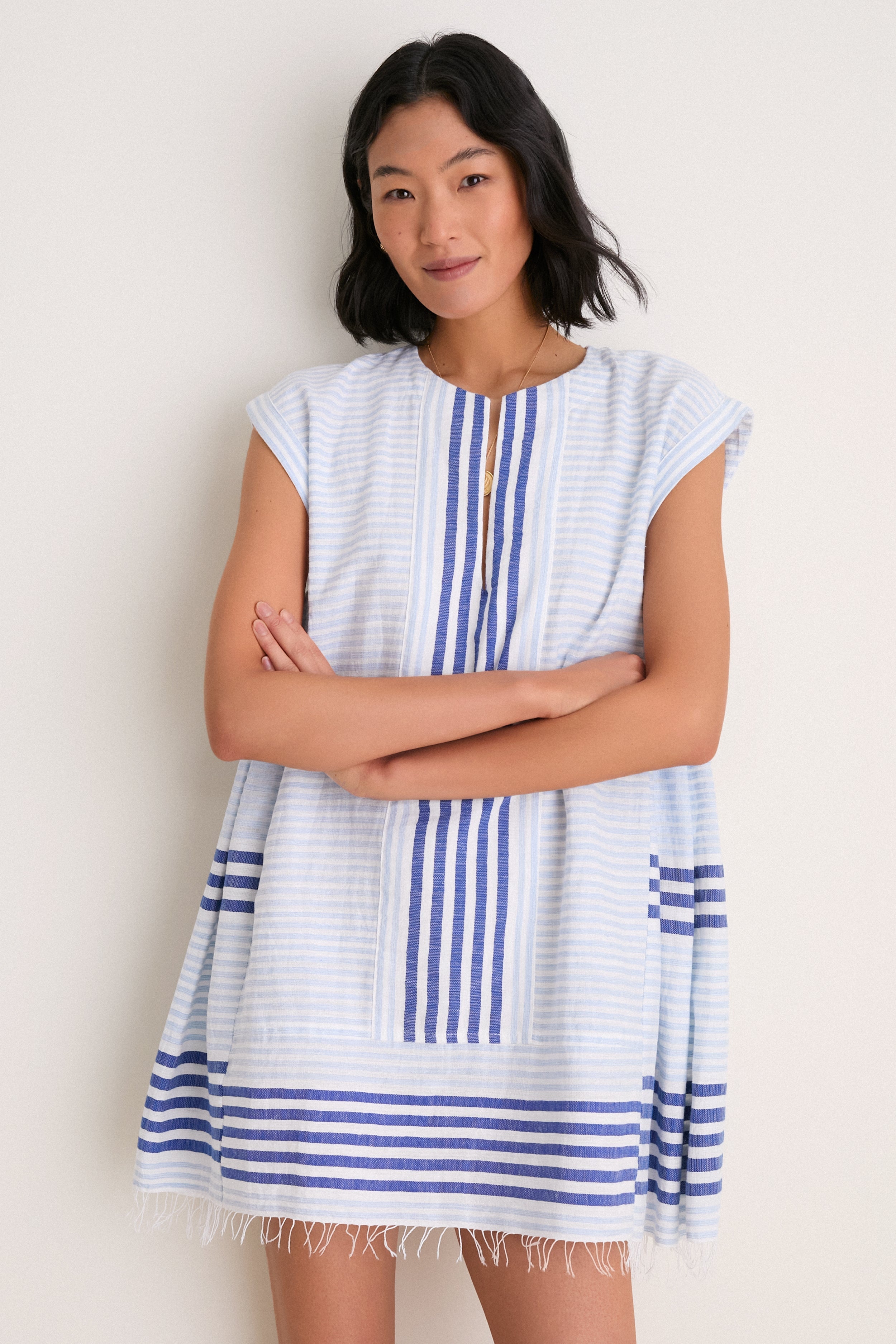 Exclusive Shemizi Blue Elina Caftan