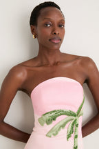 Riveria Print Ava Bustier Maxi Dress