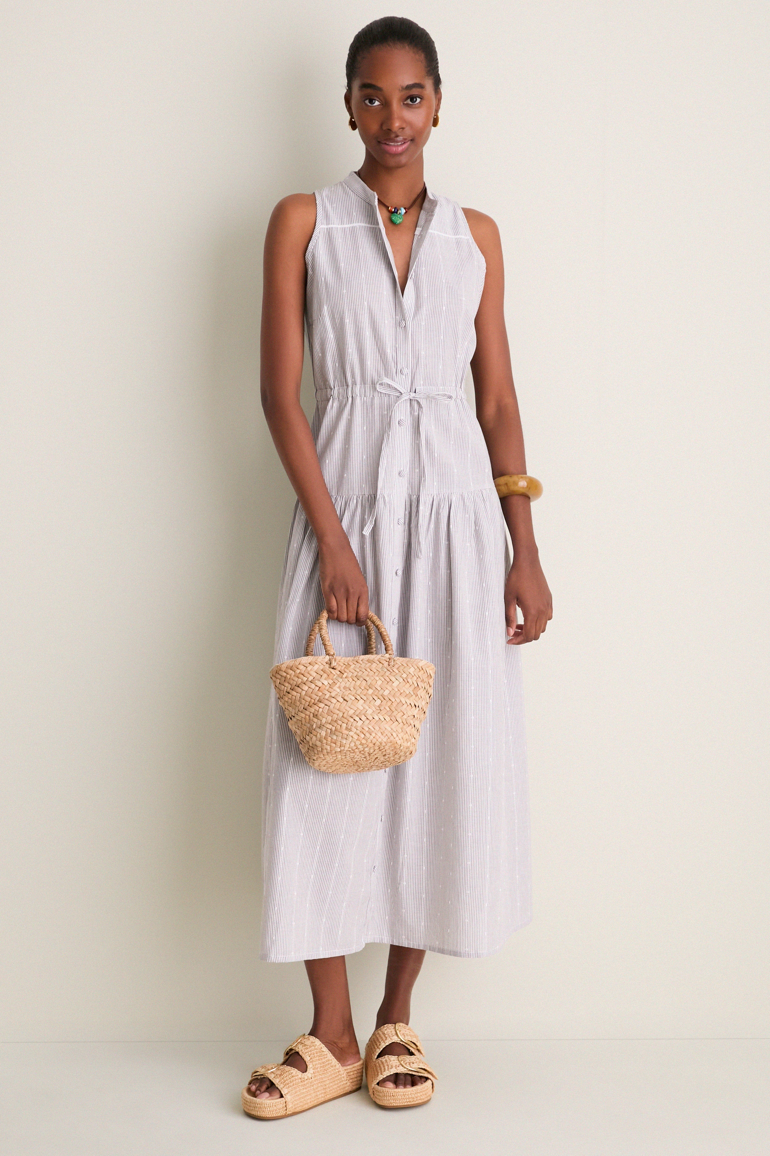 Natural Chunky Woven Nico Sandals