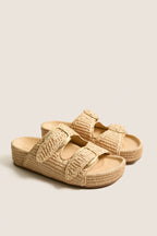 Natural Chunky Woven Nico Sandals
