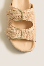 Natural Chunky Woven Nico Sandals