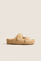Natural Chunky Woven Nico Sandals