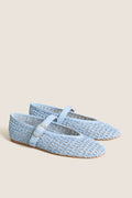 Light Blue Godea Flats