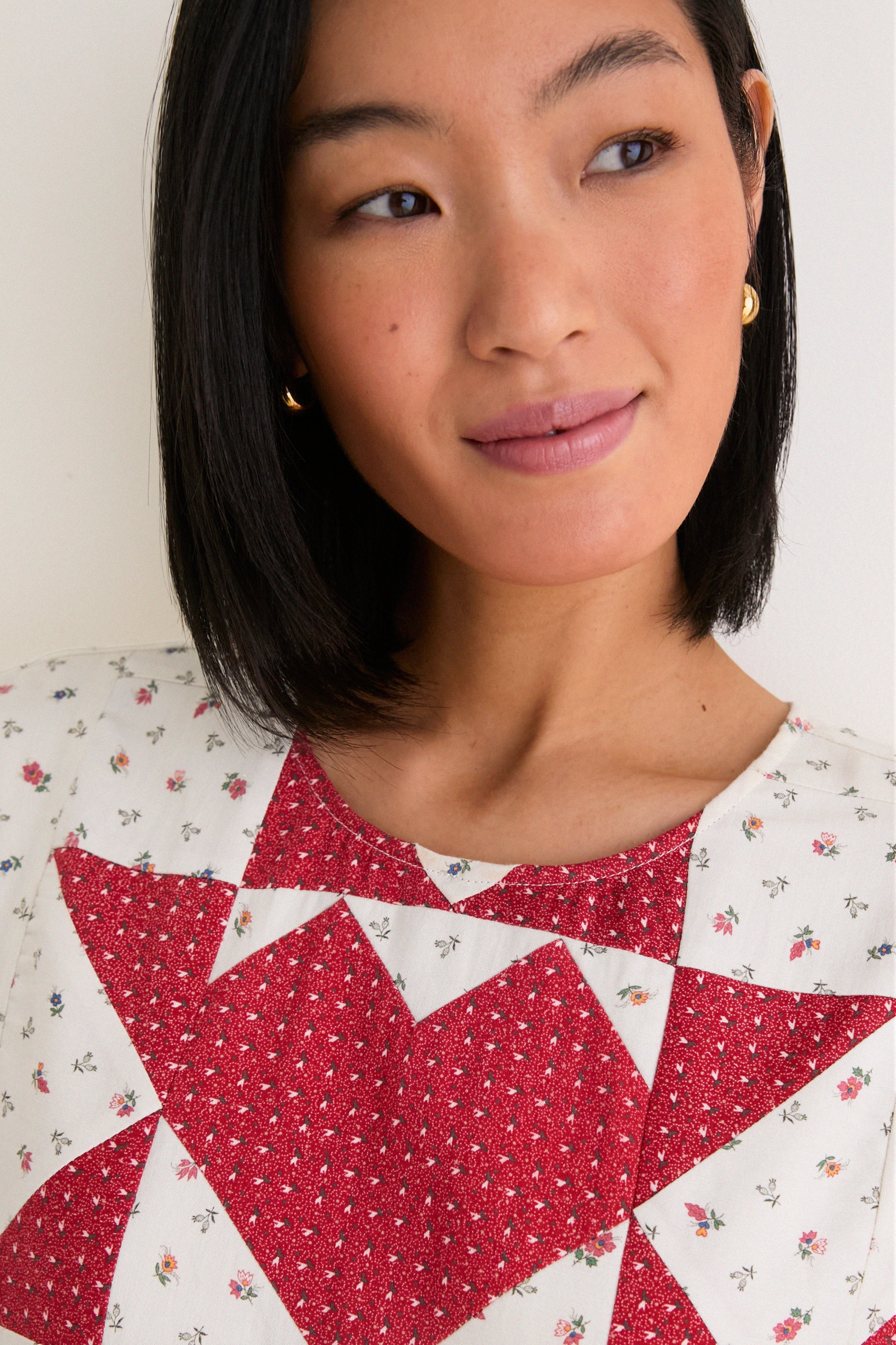 Multi Dorothy Patchwork T-Shirt Dress