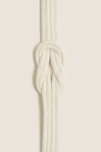 White Rope Belt