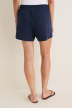 Navy Pique Wyatt Shorts