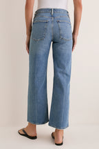 Kindle Mid Rise Relaxed Straight Harper Jean