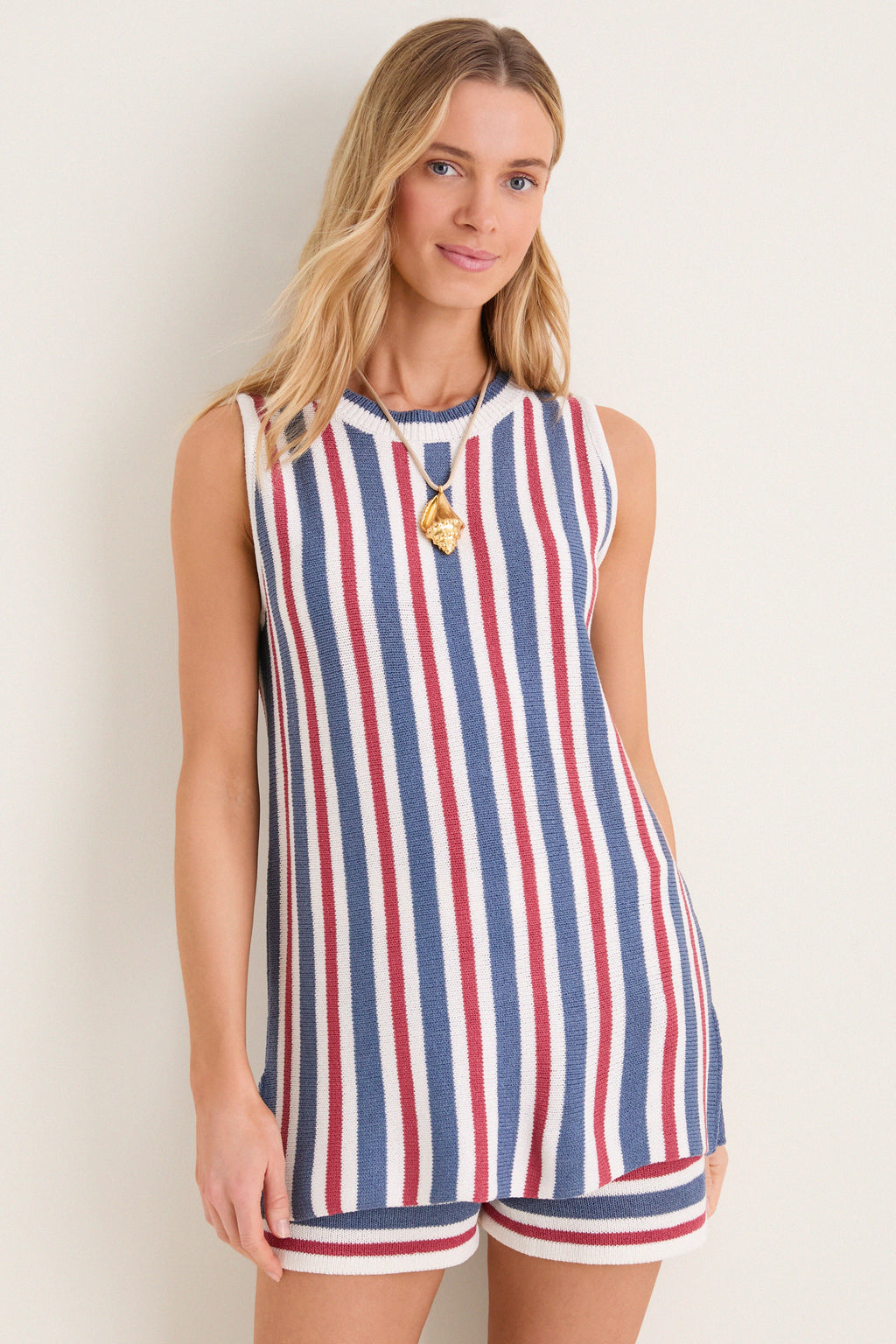 Regatta Stripe Knit Wells Top
