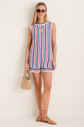 Regatta Stripe Knit Wells Top