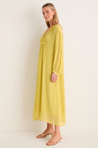 Citron Chiffon Clarisse Caftan