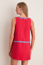 Cherry Ric Rac Corby Shift Dress