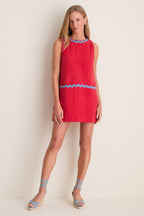 Cherry Ric Rac Corby Shift Dress