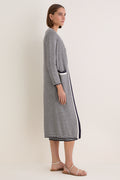 Navy Stripe Olsen Duster Cardigan