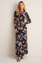 Nocturne Amari Long Sleeve Jersey Dress
