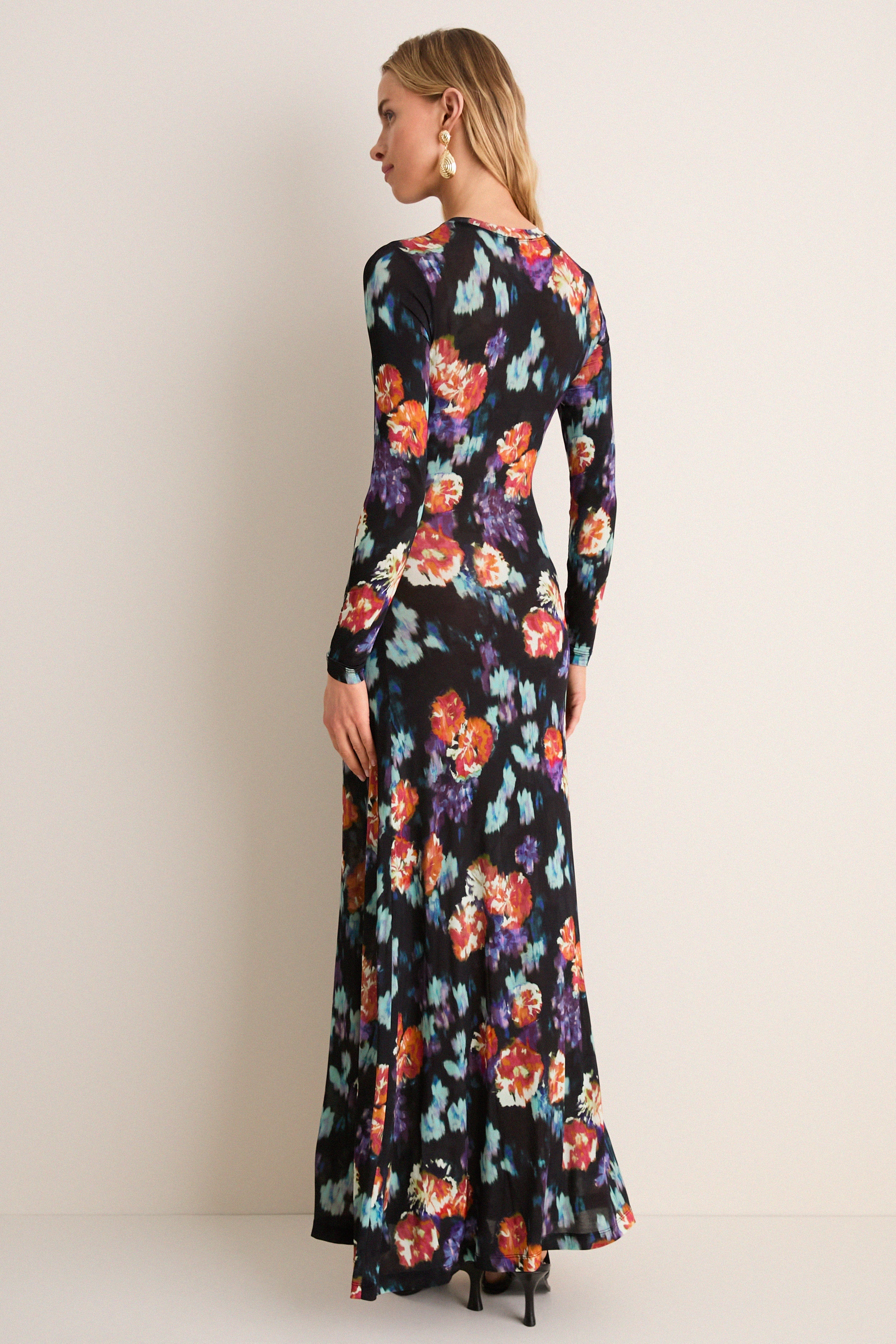 Nocturne Amari Long Sleeve Jersey Dress