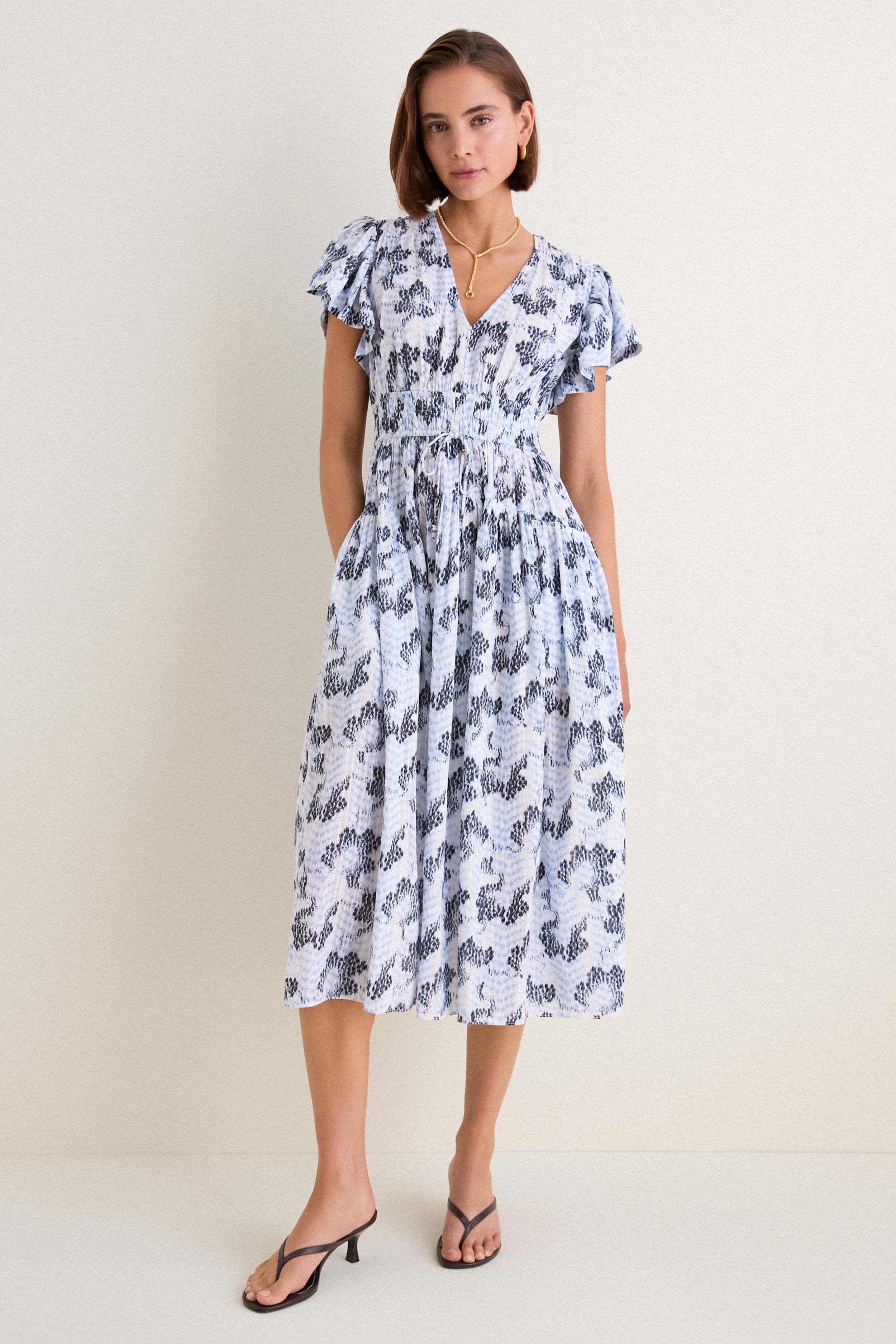 Ciel Lyria Short Sleeve Cotton Dress