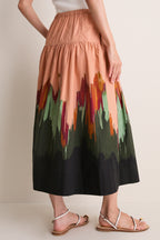 Agate Theodora Cotton Skirt