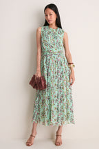 Opaline Celestina Sleeveless Silk Dress