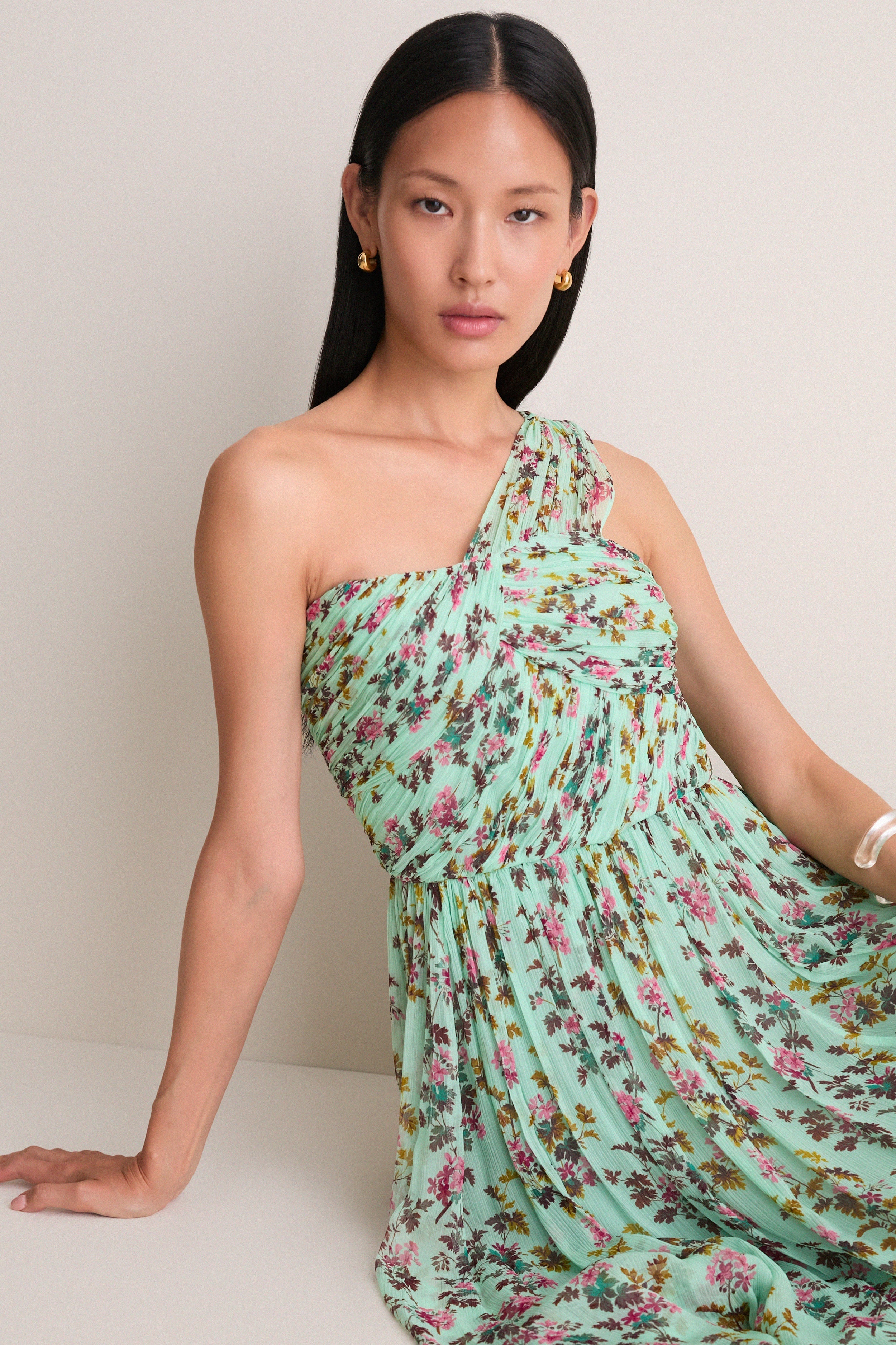 Opaline Aureline Silk Gown