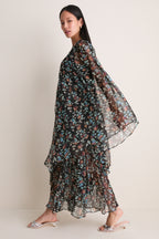 Nightshade Seraphina Silk Draped Dress
