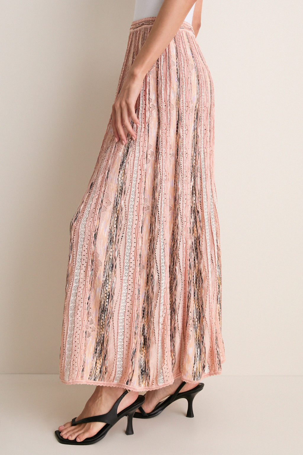 Hibiscus Clio Knit Midi Skirt