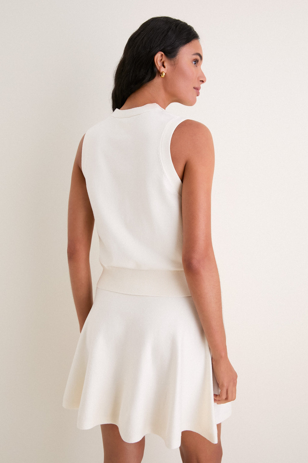 Ivory Connie Knit Vest