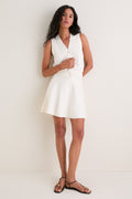Ivory Connie Knit Mini Skirt