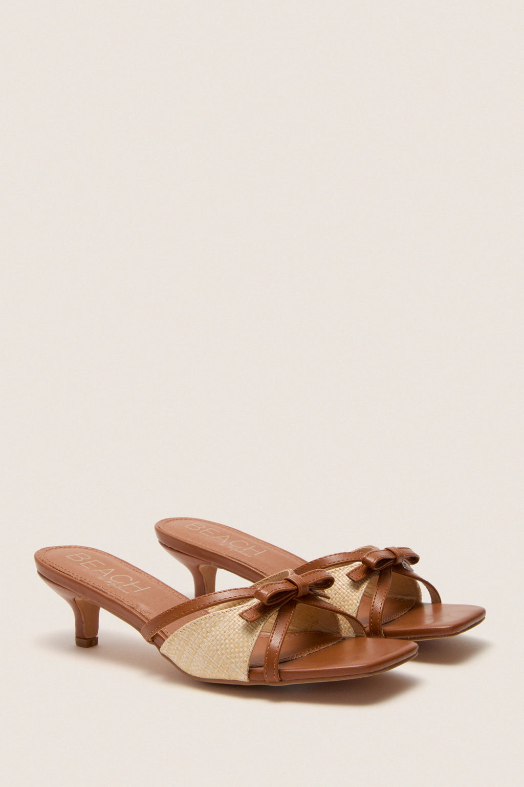 Cognac Porter Heels