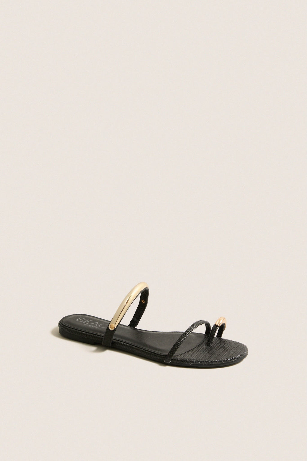 Black Vacay Sandals