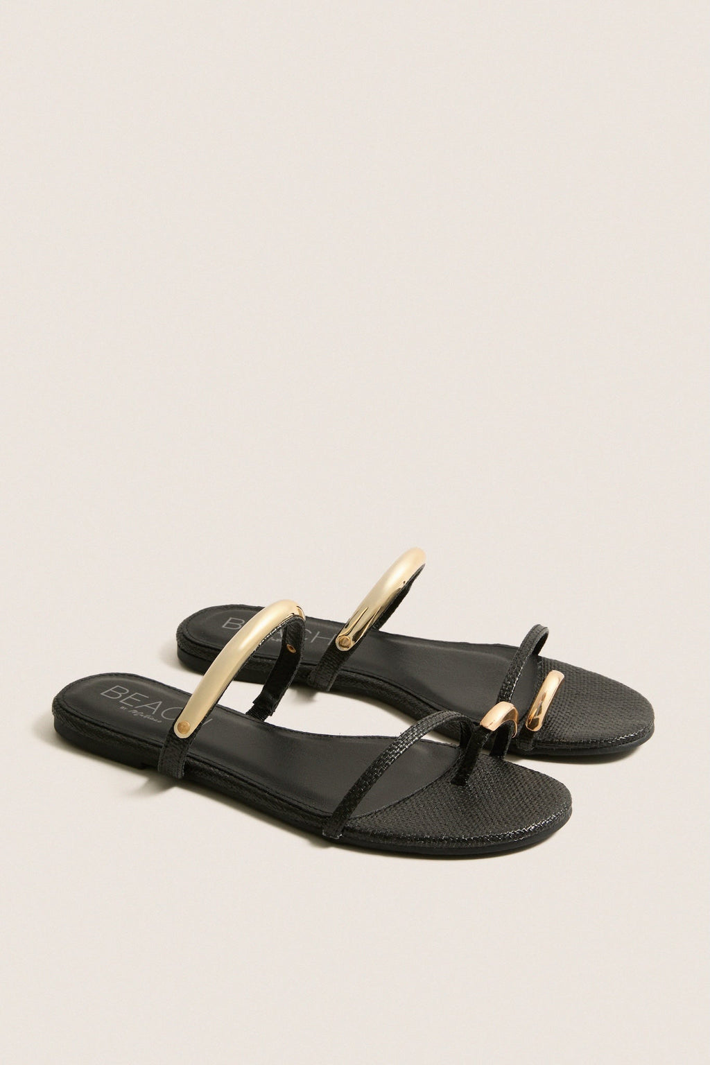 Black Vacay Sandals