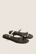 Black Vacay Sandals