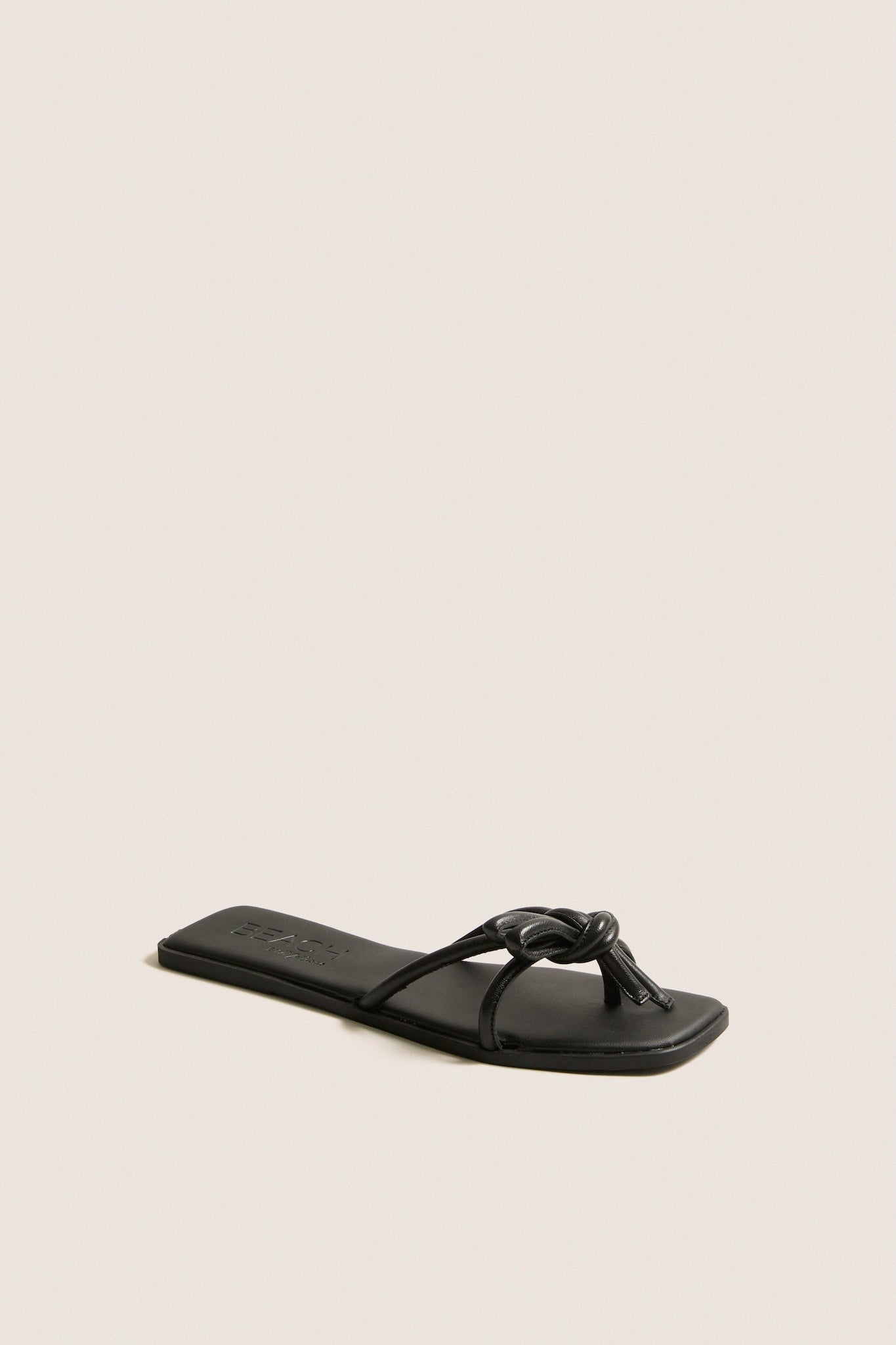 Black Ruthie Bow Sandals