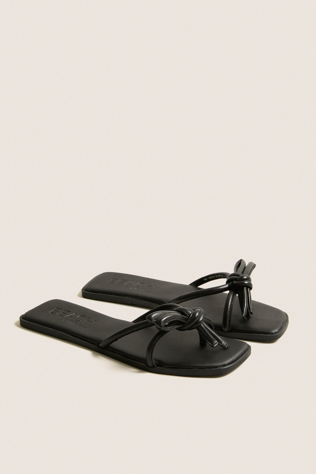 Black Ruthie Bow Sandals
