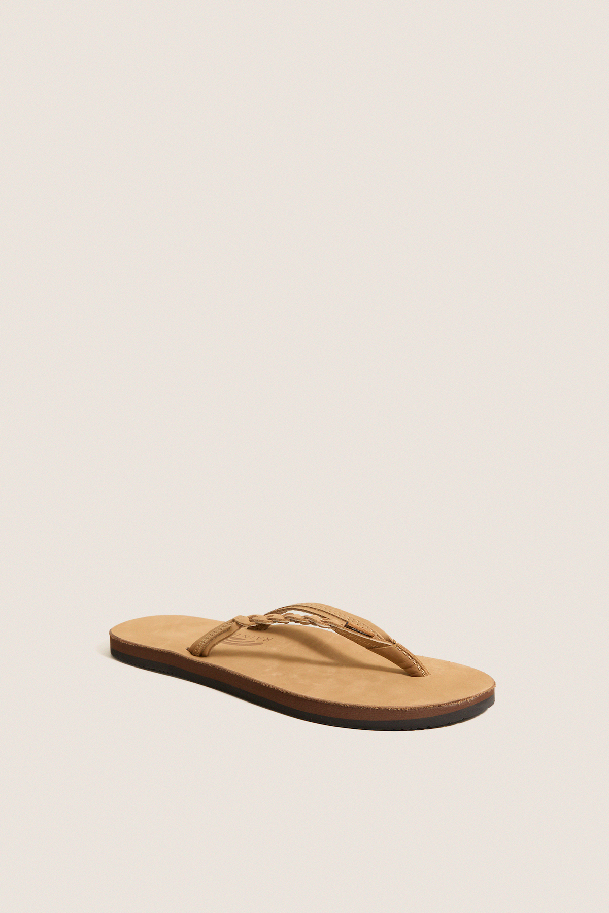 Sierra Brown Flirty Braidy Flip Flops