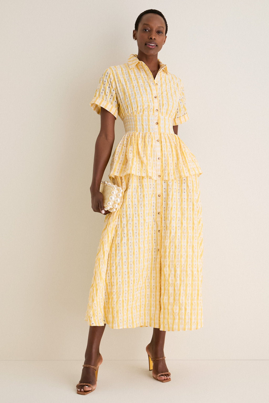 Yellow Boogie Woogie Bugle Boy Dress
