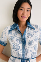 Ivory Lucky Shirt Dress