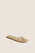 Gold Ruthie Bow Sandals
