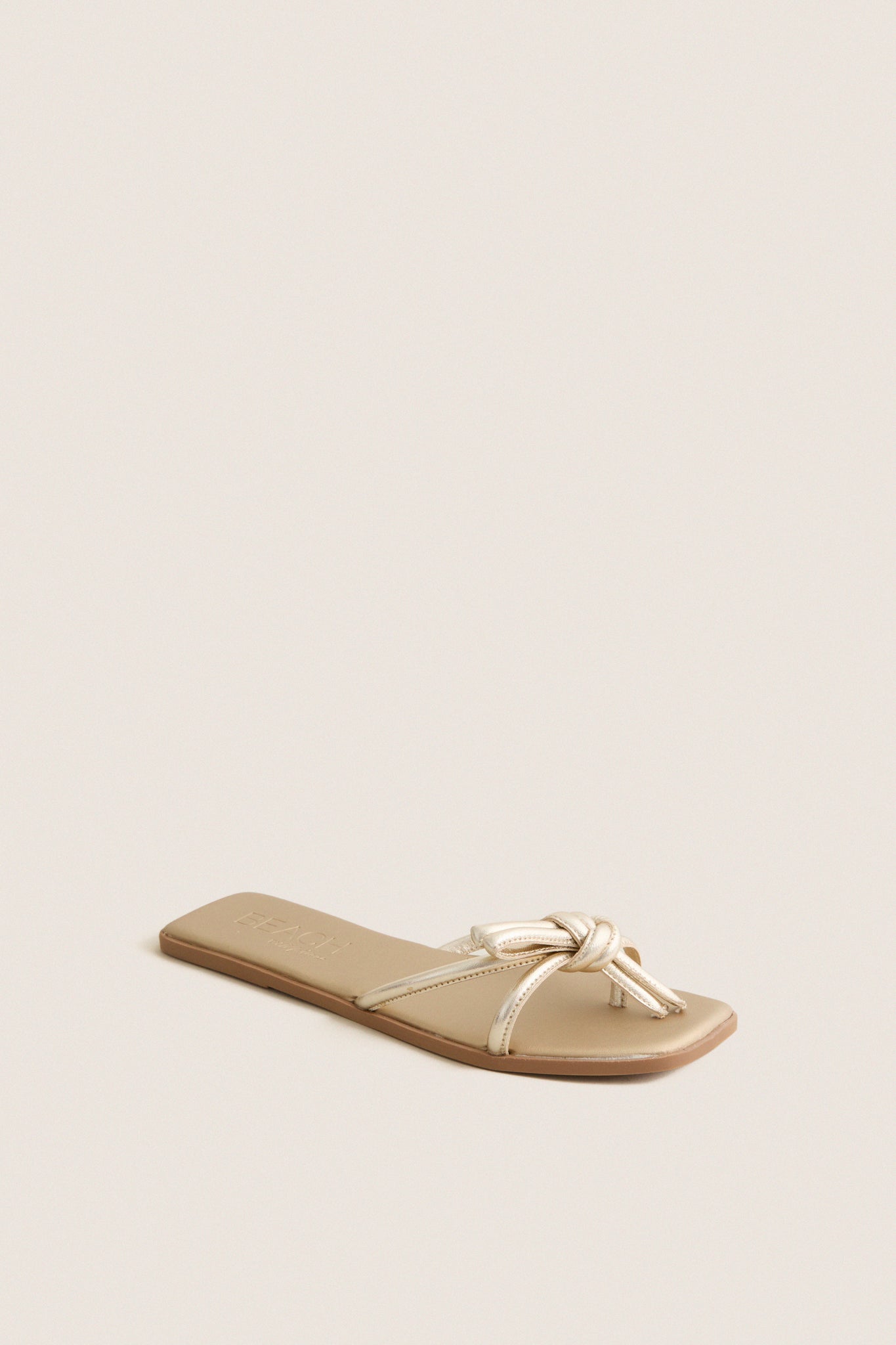 Gold Ruthie Bow Sandals