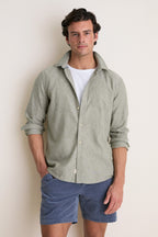 Olive Better-Than-Linen Shirt