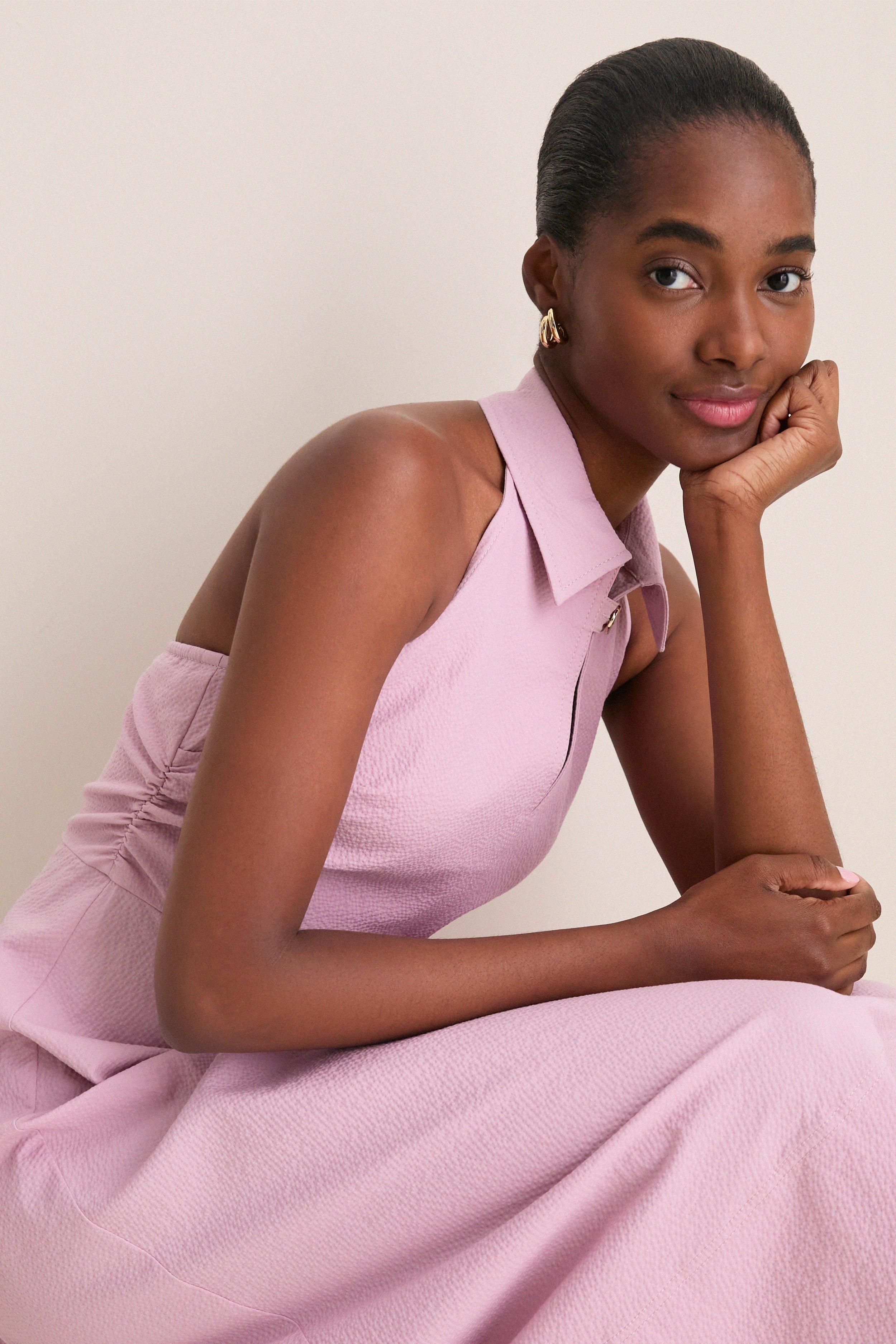 Pale Orchid Haze Mackey Dress