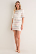 Ecru Multi Ohemia Skirt
