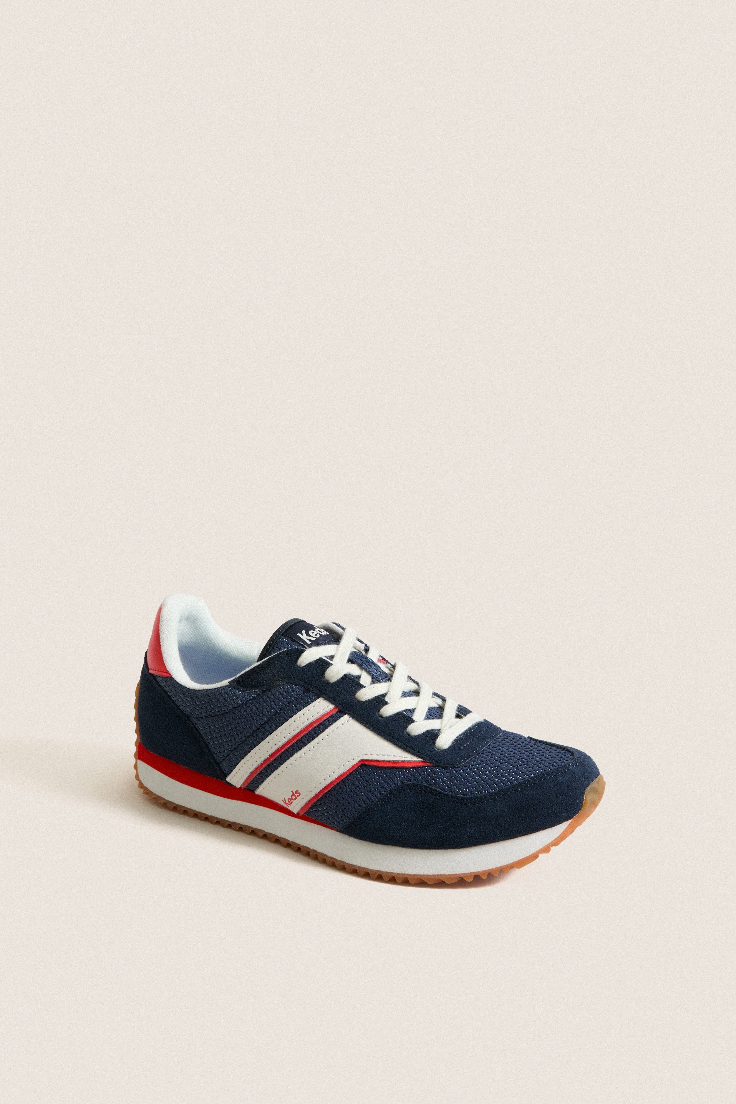 Navy, Red and White Rena Sneakers