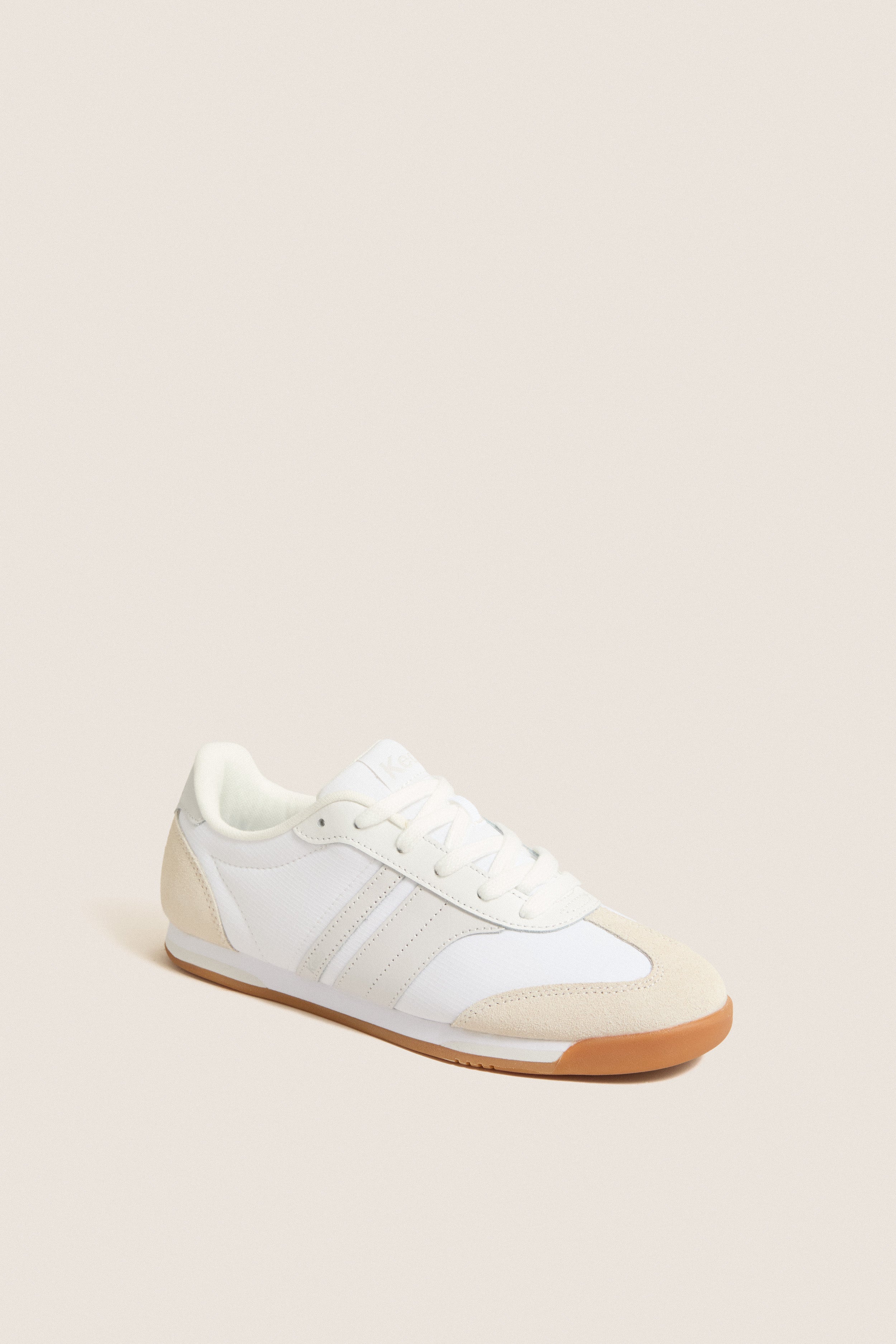 White and Grey Revival Sneakers