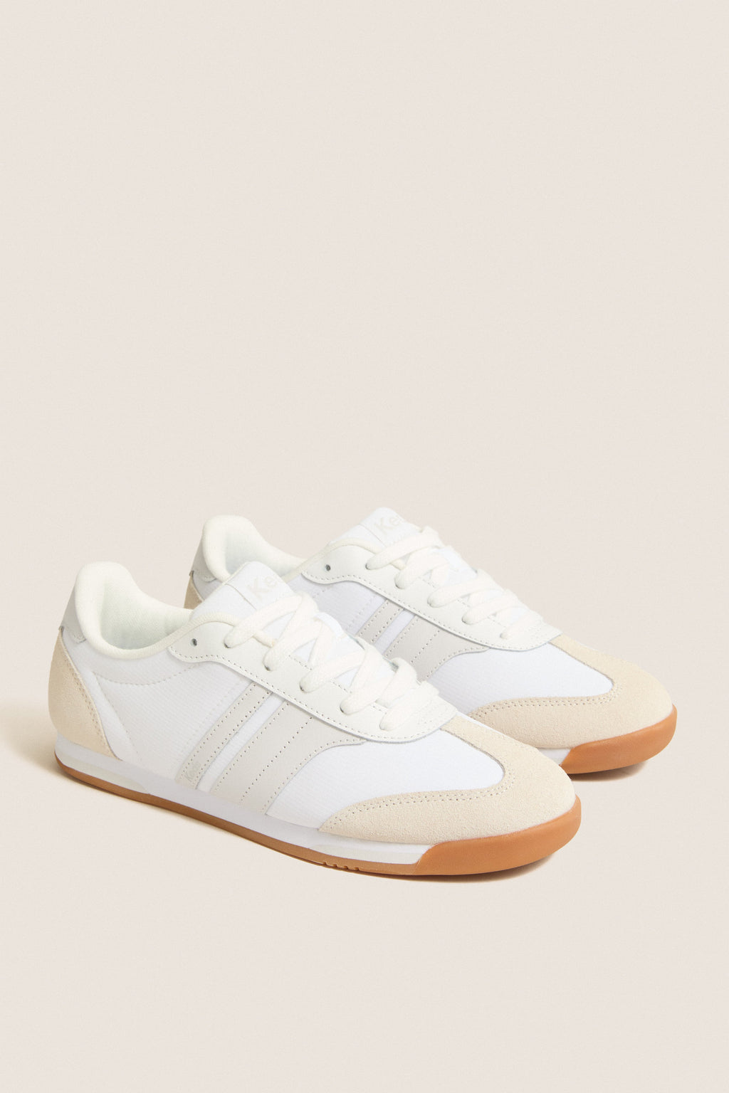 White and Grey Revival Sneakers