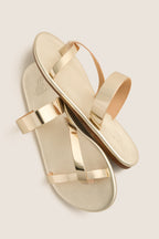 Gold Mirror Daphnae Sandals