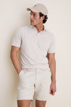 Summer Dunes Stripe Albatross Cotton Blend Pique Polo
