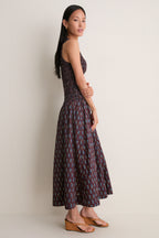 Block Print Polka Siempre Tank Maxi