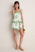 Delft Bouquet White Emma Top
