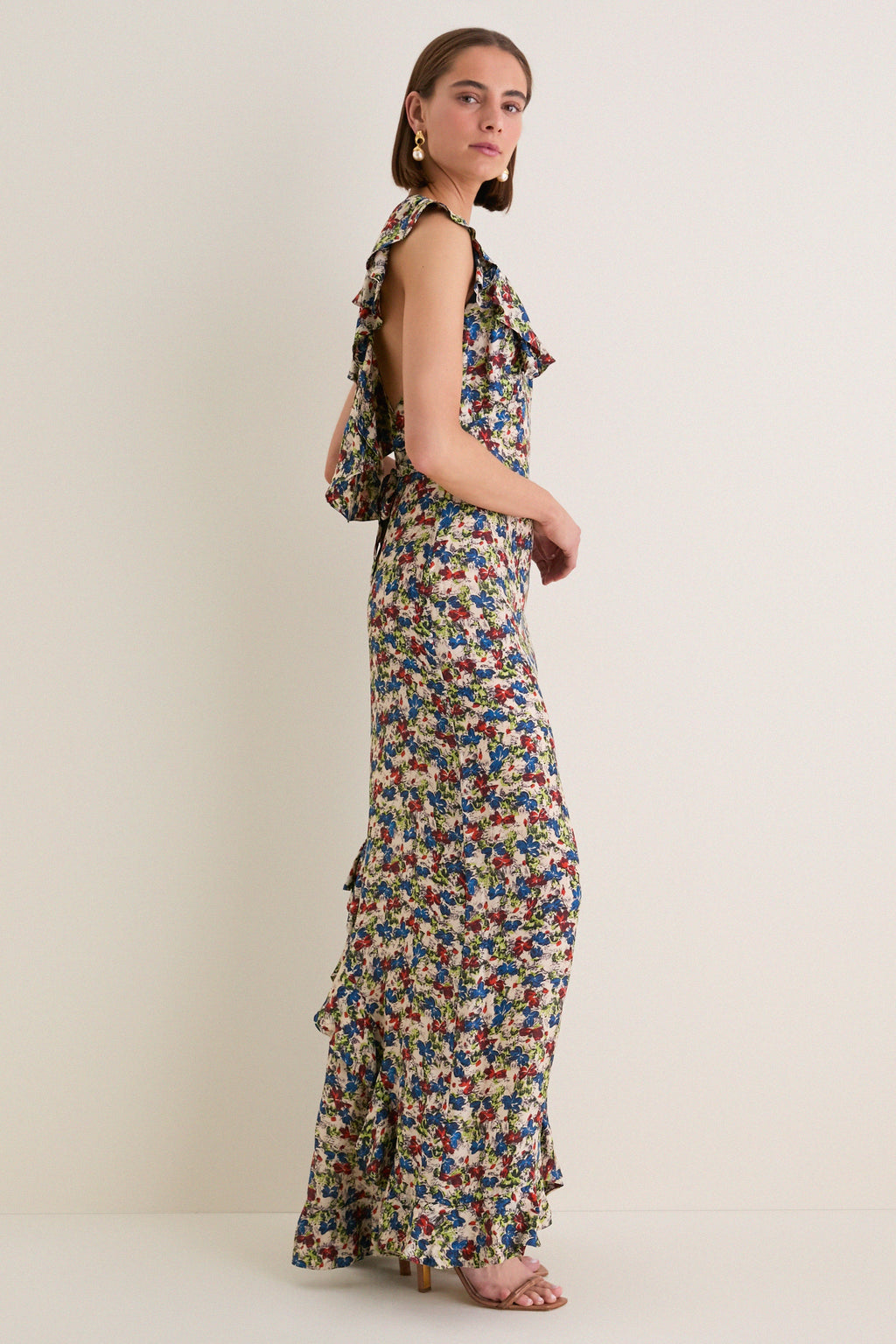 Ditsy Meadow Clemence Maxi Dress