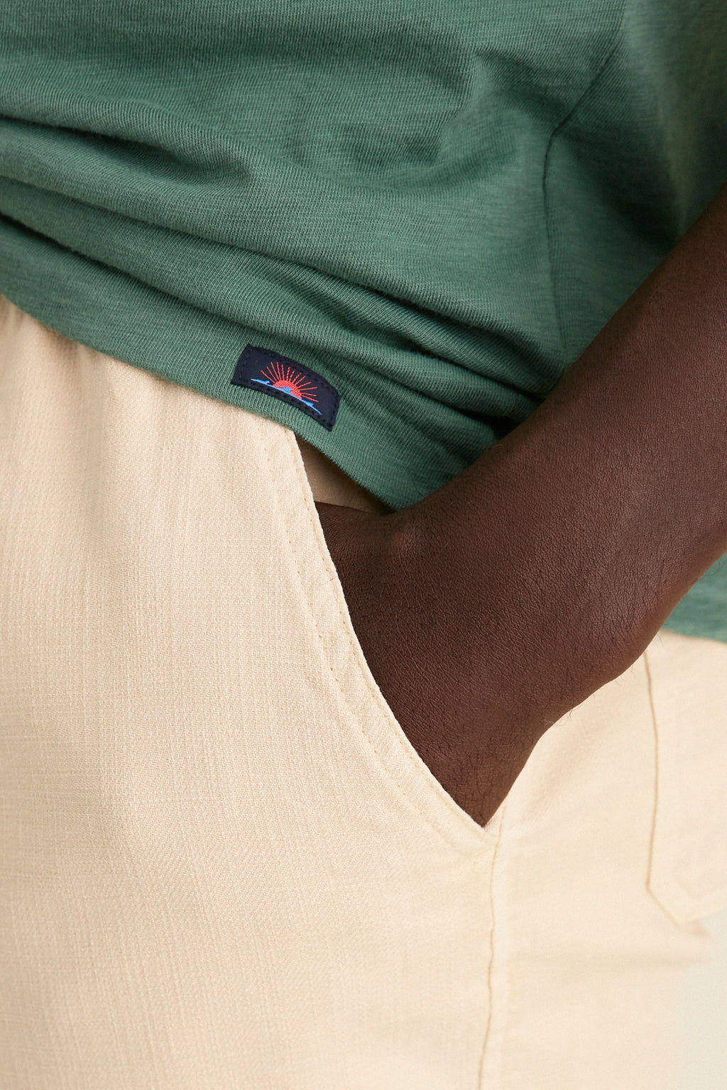 Island Spruce Sunwashed Pocket Tee